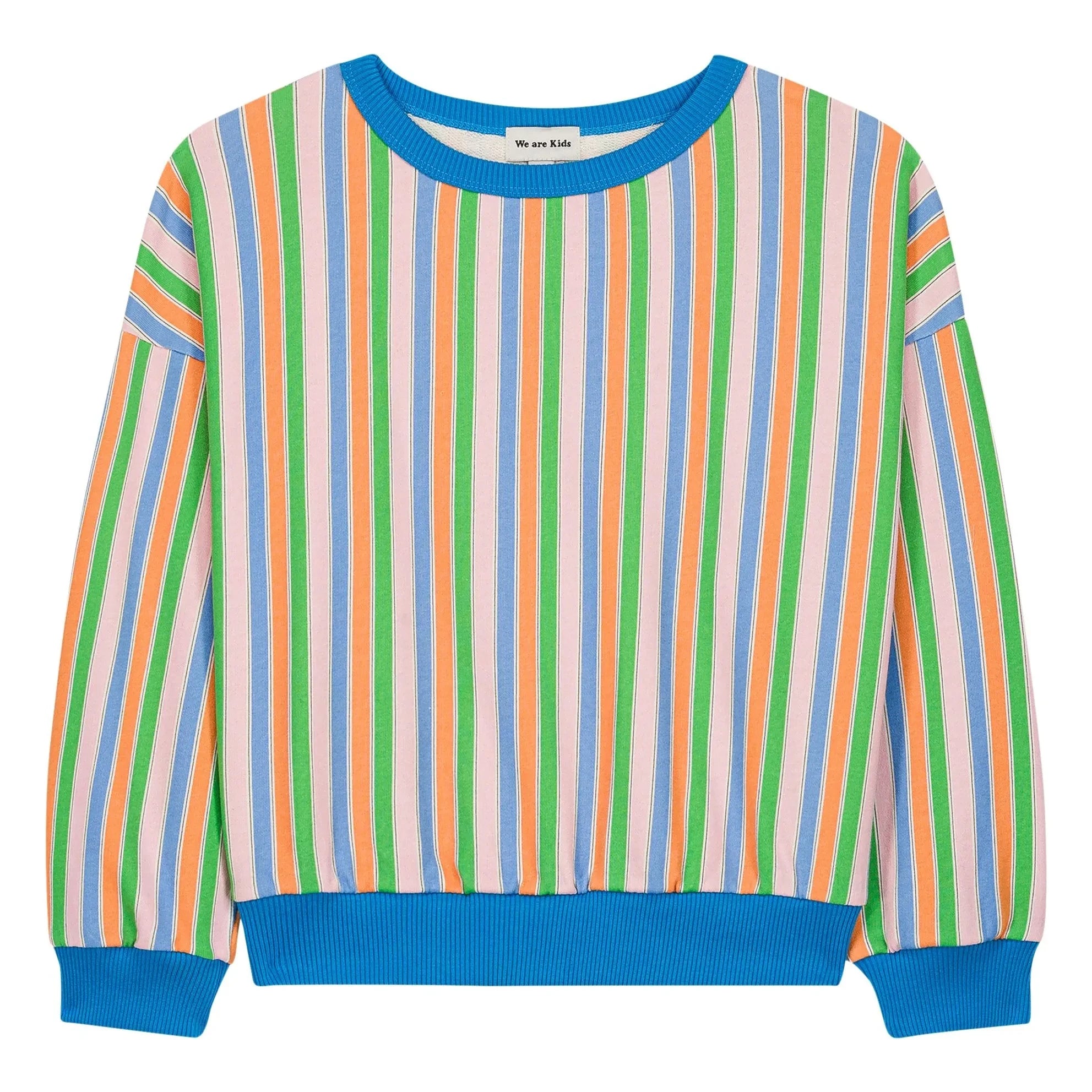 We Are Kids - Tony çizgili органik pamuk sweatshirt | Mavi
