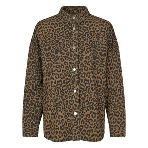 Lollys Laundry - Veida Leopar Overshirt | Kahverengi