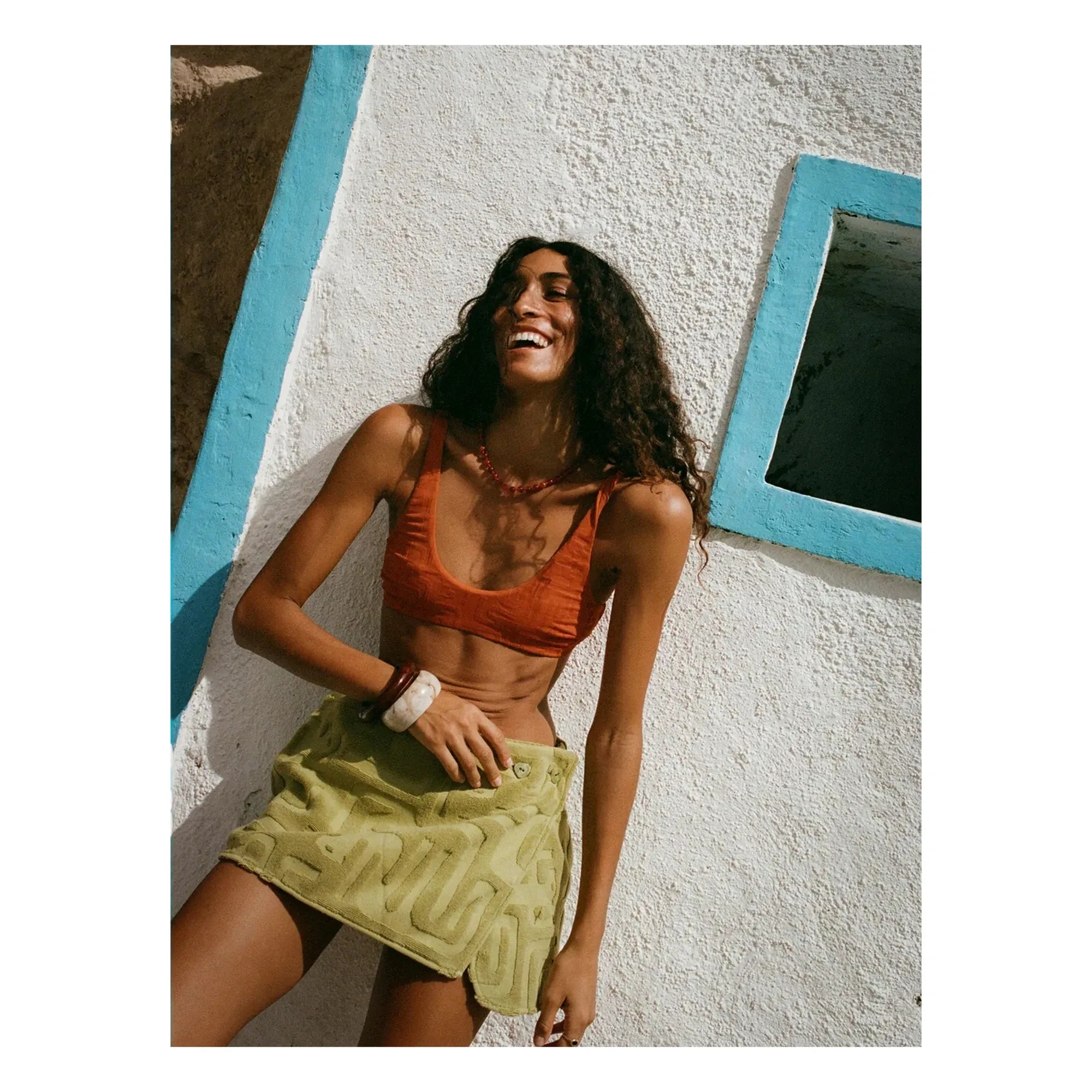 Soleil Soleil - Flo Jersey Üst | Terracotta