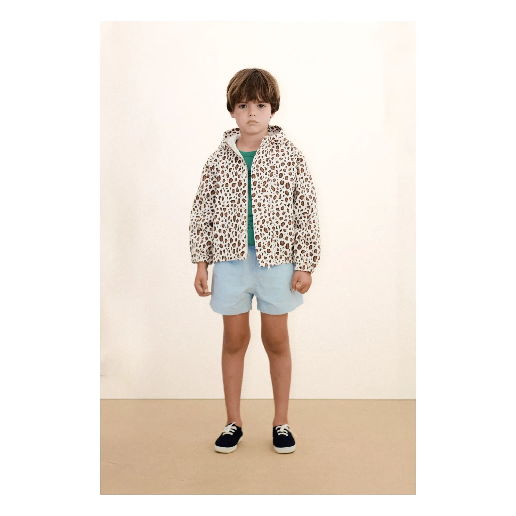 Tinycottons - Leopar Ceket | Beyaz