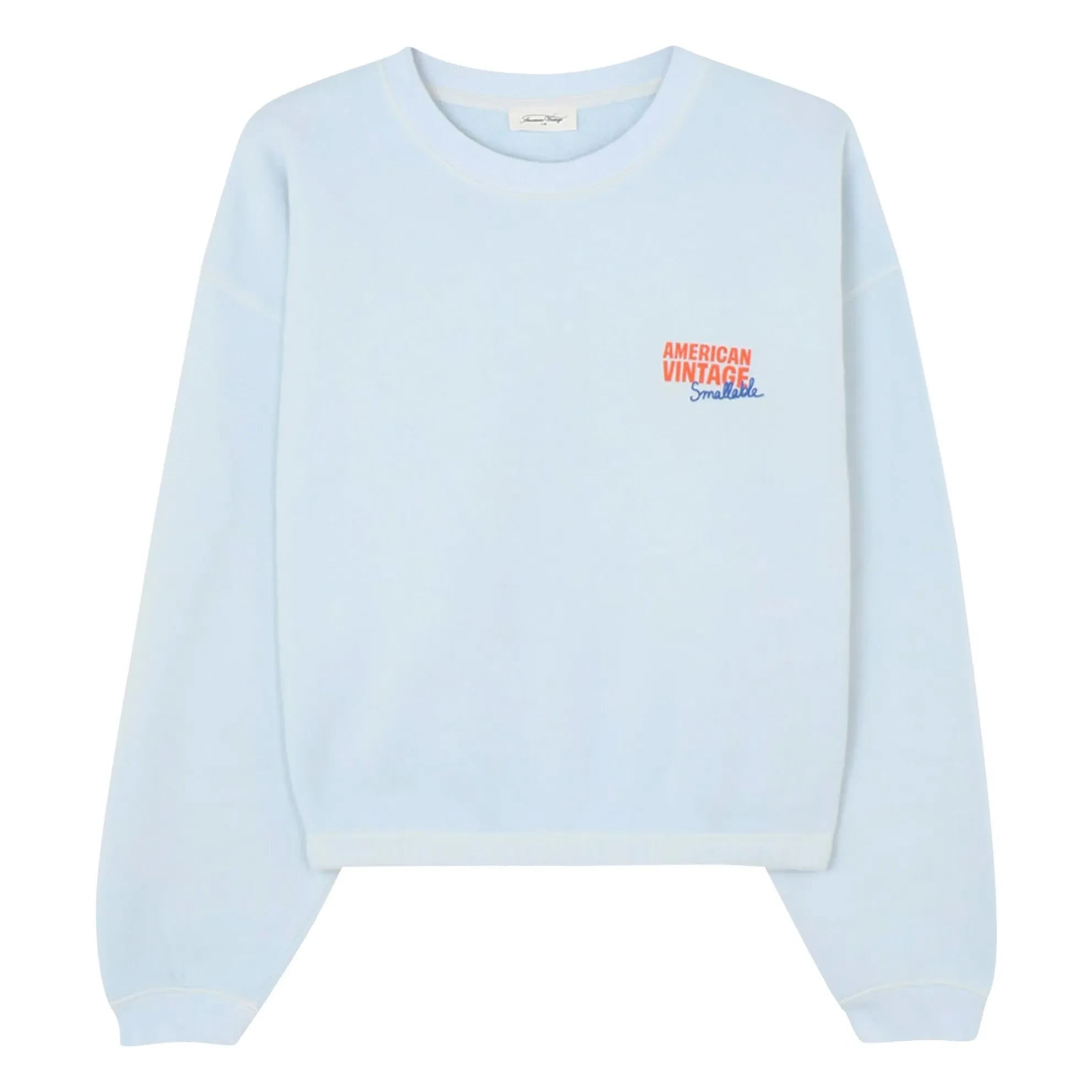 American Vintage - American Vintage X Smallable iş birliği - Izubird sweatshirt | Açık mavi