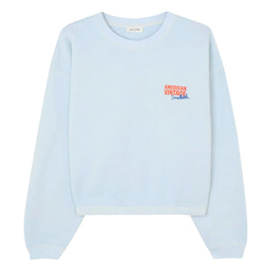 American Vintage - American Vintage X Smallable iş birliği - Izubird sweatshirt | Açık mavi