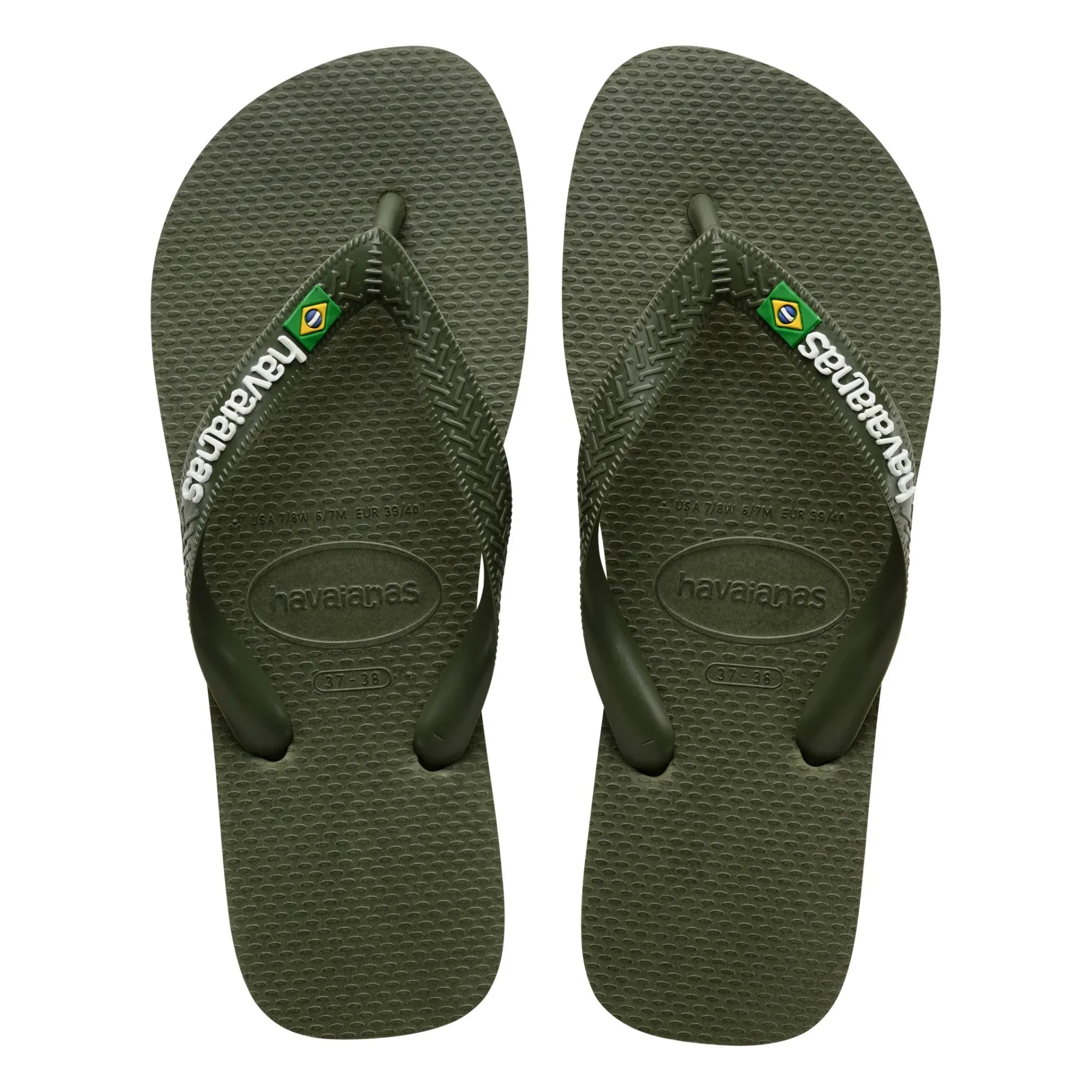 Havaianas - Brezilya Logolu Parmak Arası Terlik | Yeşil