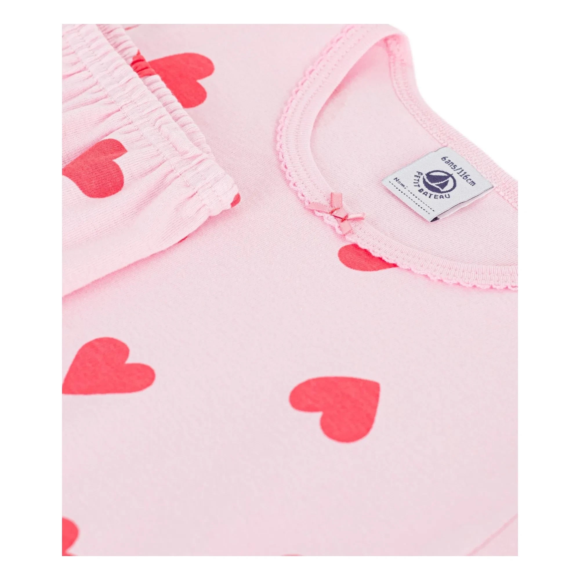 Petit Bateau - Kalpli Capri Pijama | Pembe