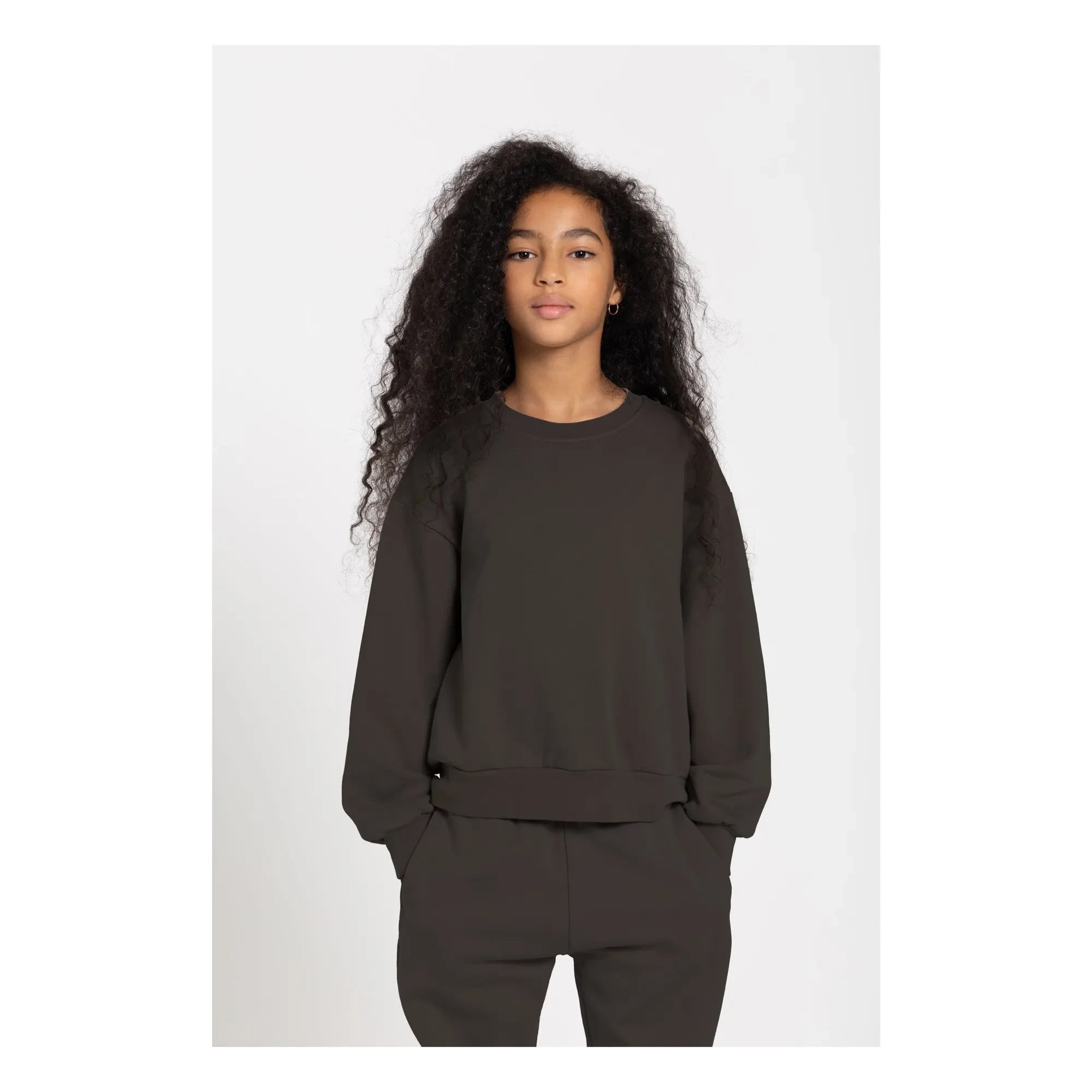 Smallable Kid - Maia органik pamuklu sweatshirt | Koyu gri