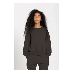 Smallable Kid - Maia органik pamuklu sweatshirt | Koyu gri