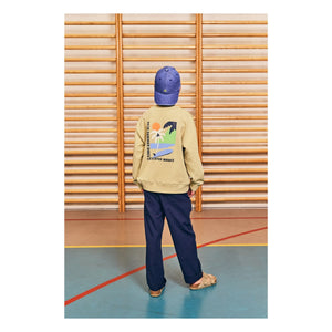 AO76 - Oscar Landscape geri dönüştürülmüş pamuk sweatshirt | Haki