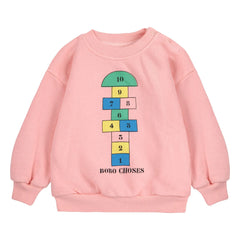 Bobo Choses - Marelle organik pamuk sweatshirt | Pembe