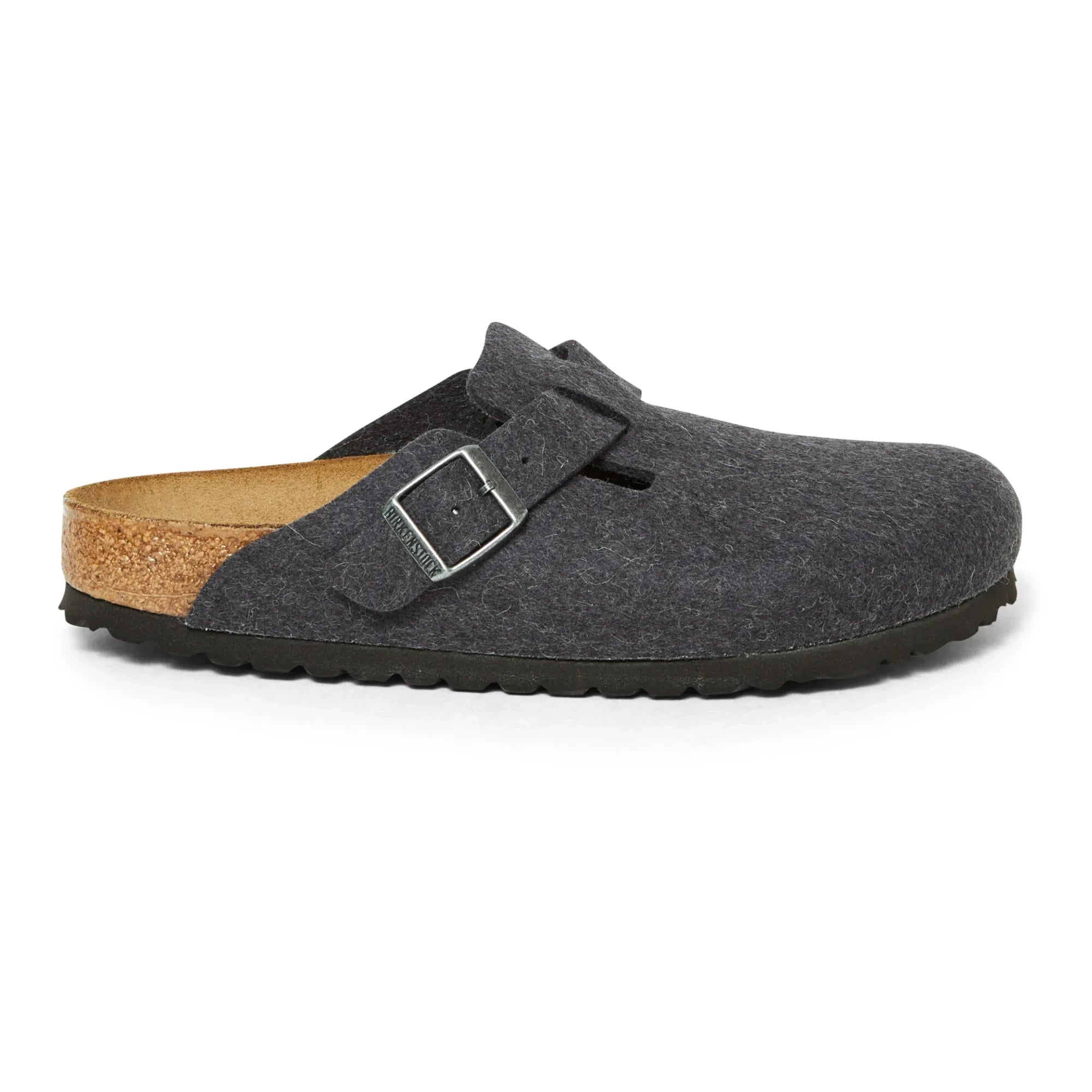 BIRKENSTOCK - Boston Yün Terlikler - Yetişkin Koleksiyonu | Kömür grisi