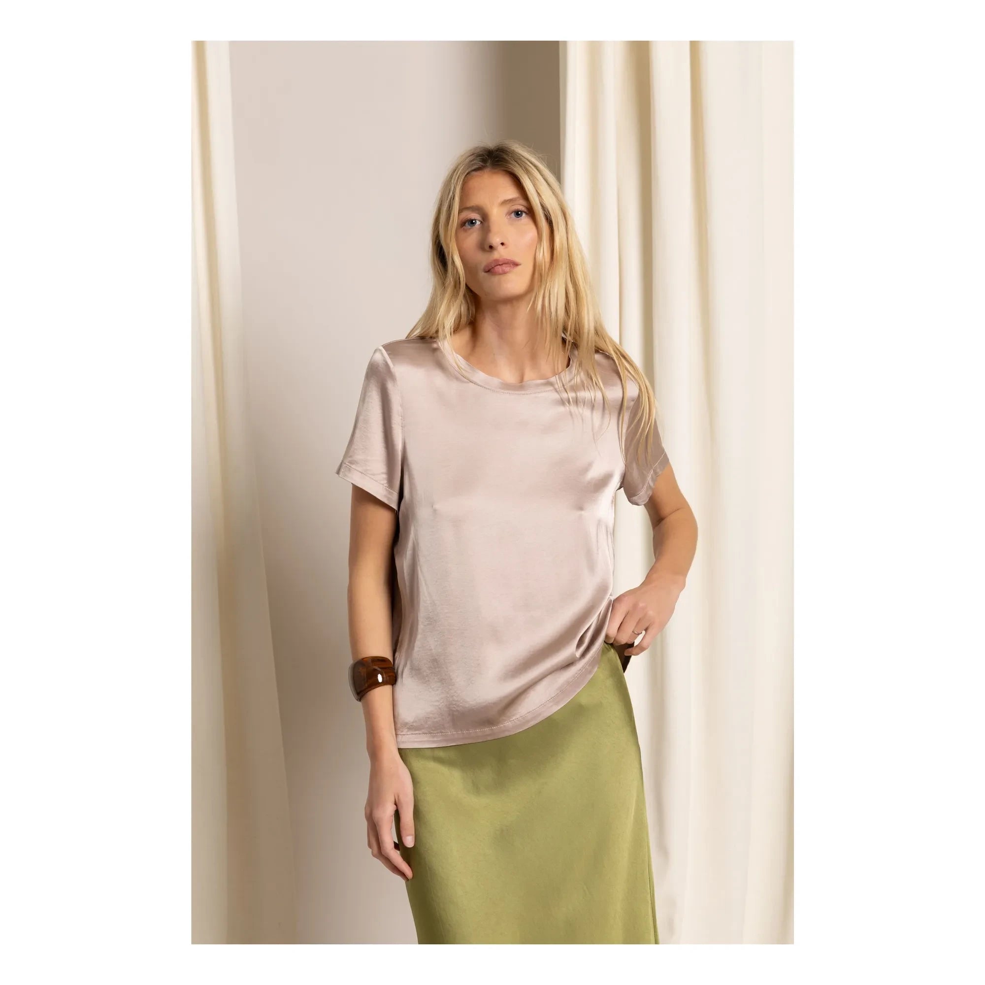 Smallable Woman - Selena T-shirt | Bej pembe