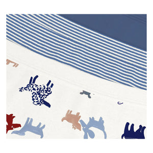 Petit Bateau - 3'lü Köpek Külot Seti | Mavi
