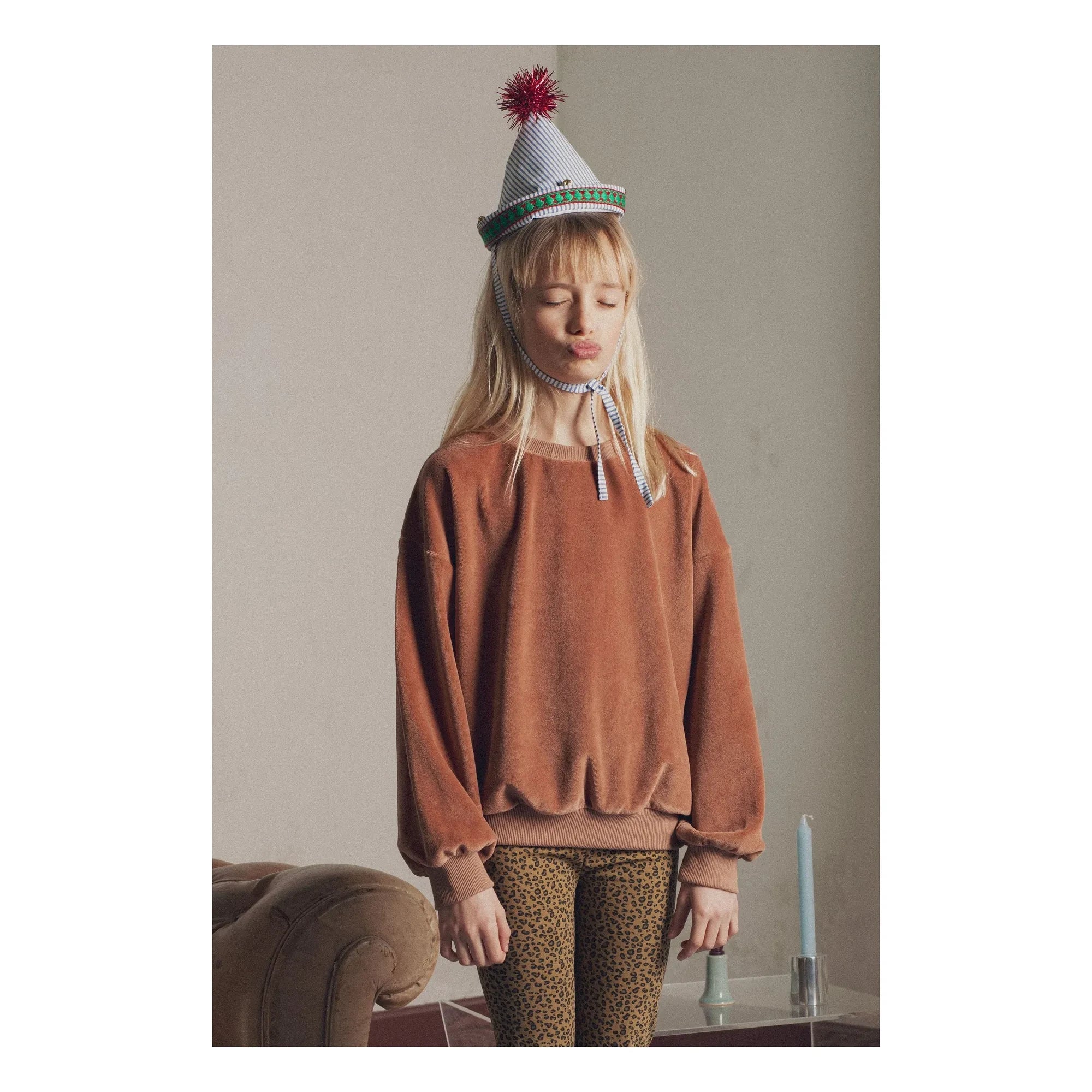 Marlot Paris - Maxime Velours sweatshirt | Mocha
