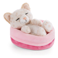 Nici - Leopar Kedi Peluş - Uyuyan Evcil Hayvanlar | Ecru