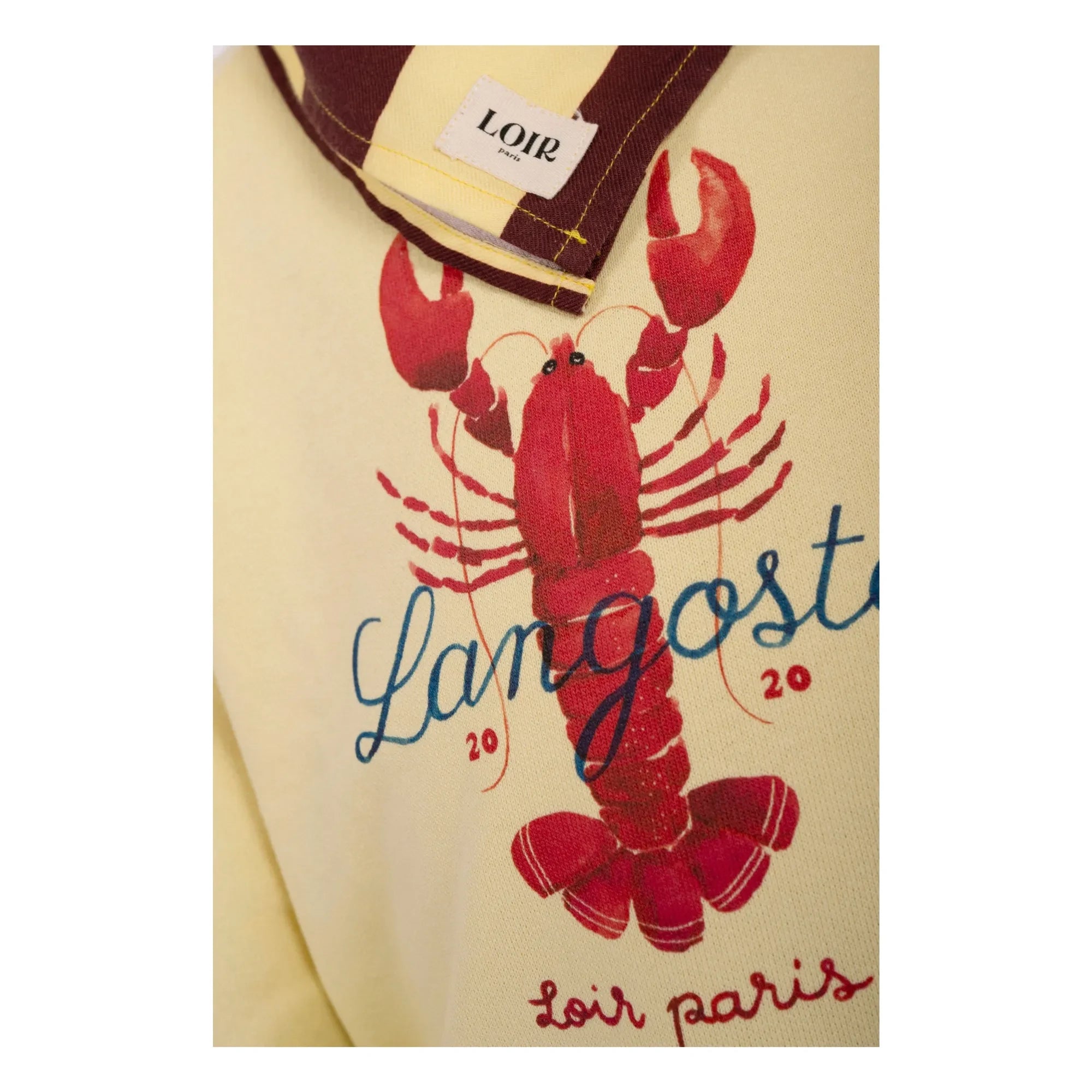 Loir - Langosta sweatshirt | Soluk sarı