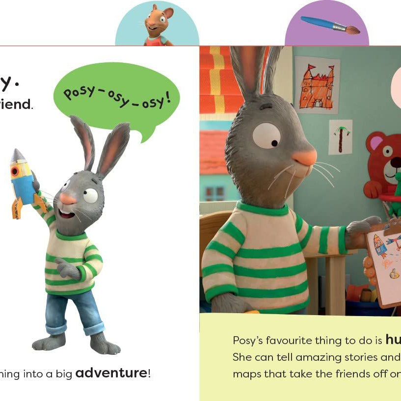 Nosy Crow - İngilizce Pip ve Posy: Favori Şeyler Kitap-Dinossi