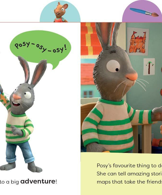 Nosy Crow - İngilizce Pip ve Posy: Favori Şeyler Kitap-Dinossi