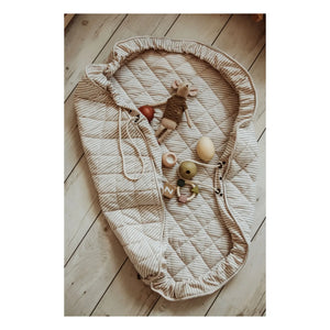 Play and Go - Noomad küçük çocuk çantası / mat - Çizgiler | Mavi