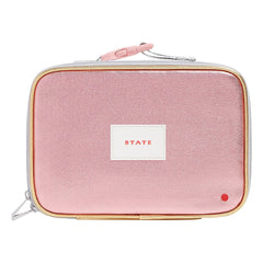 State Bags - Rodgers Kapitone Öğle Yemeği Çantası | Pembe