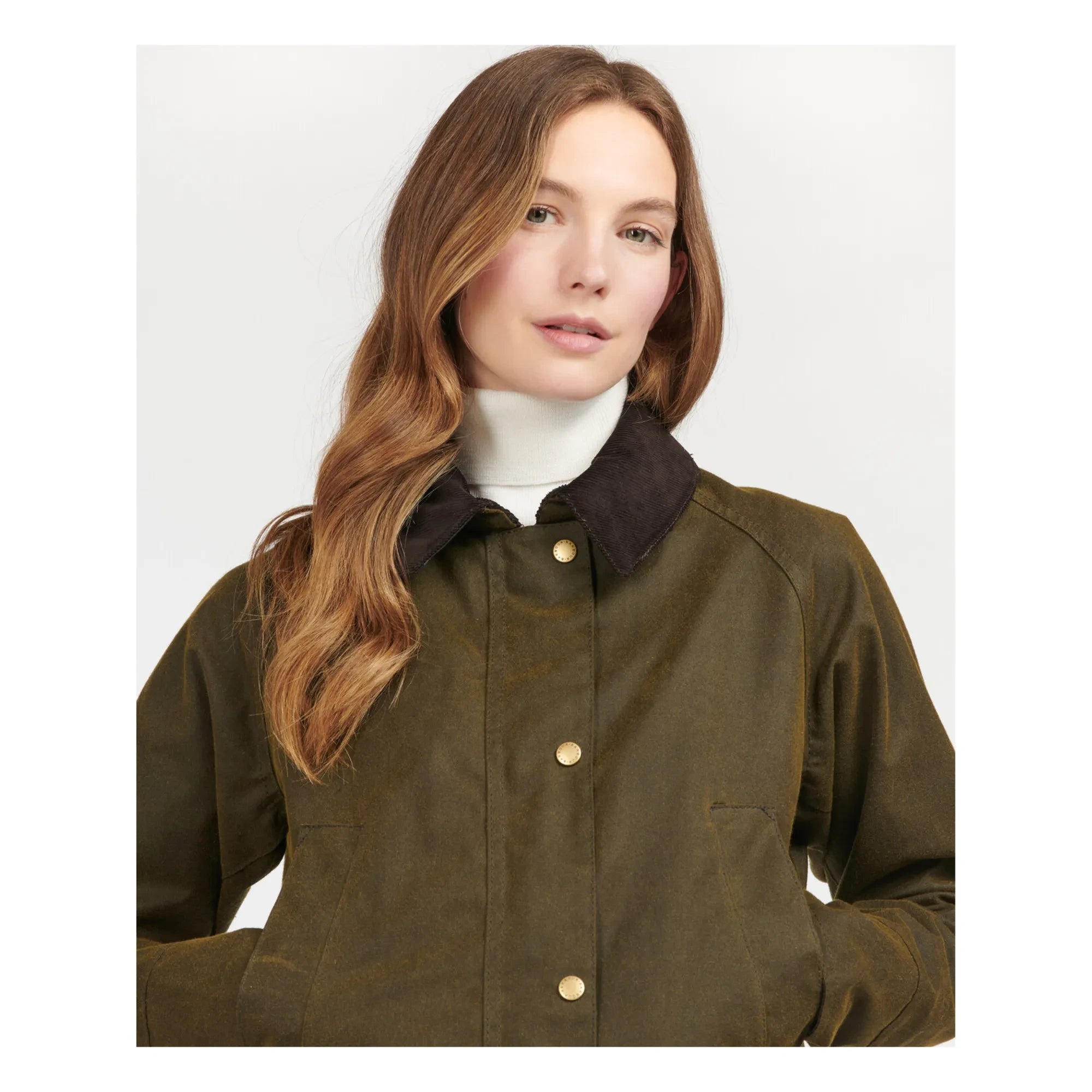 Barbour - Acorn Mumlu Ceket | Haki