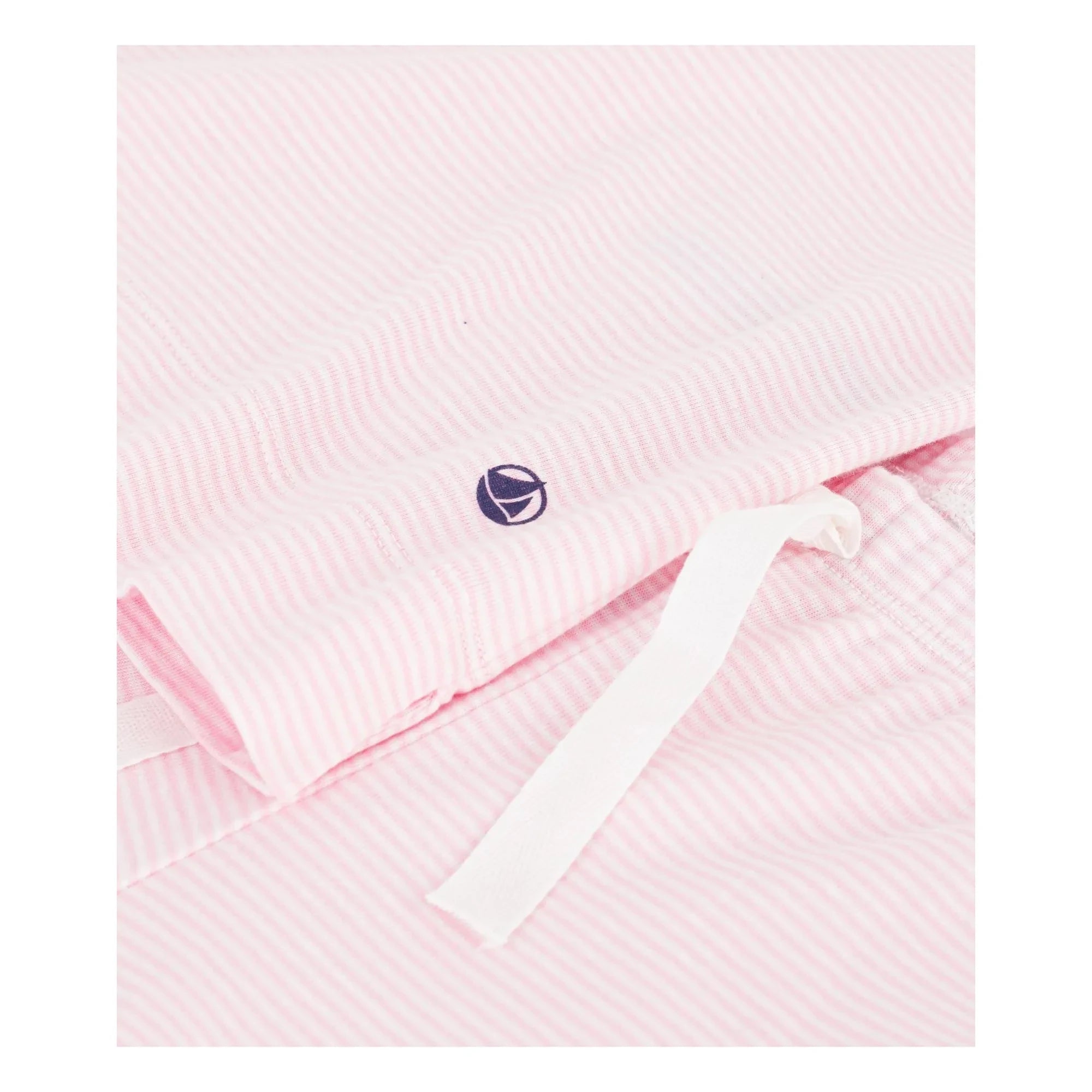 Petit Bateau - Çizgili Organik Pamuk Pijama | Pembe