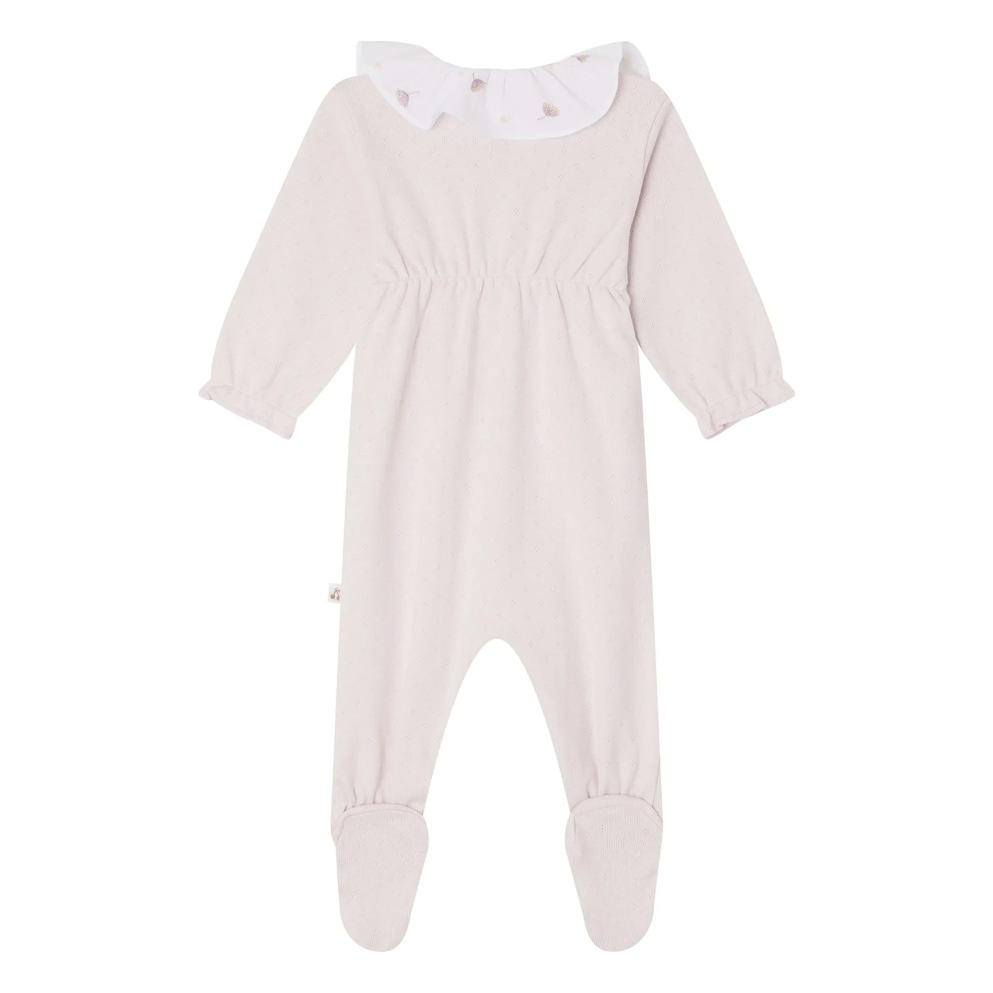 Bonpoint - Lintina Pointelle Organik Pamuk Pijama | Açık Pembe