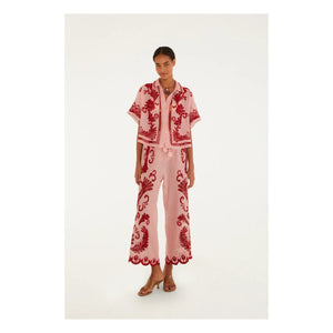 Farm Rio - Arabesk Bluz | Pembe