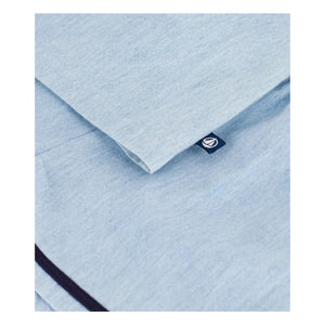Petit Bateau - Chambray Üst ve Yaka Seti | Açık Mavi