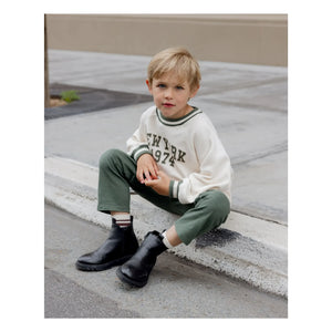 Rylee + Cru - Raglan Sweat New York Mini | Ekru