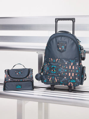Smiggle - Power Play Işıklı Tekerlekli Çekçekli ve Sırt Çantası