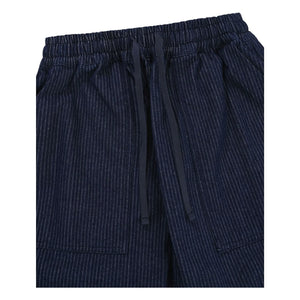 Kappy - Yorgun Denim Çizgili Pantolon | Indigo