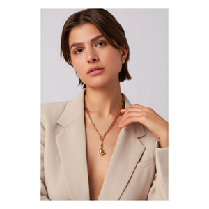 Jenny Bird - Pofuduk Kalp Kolye | Gold