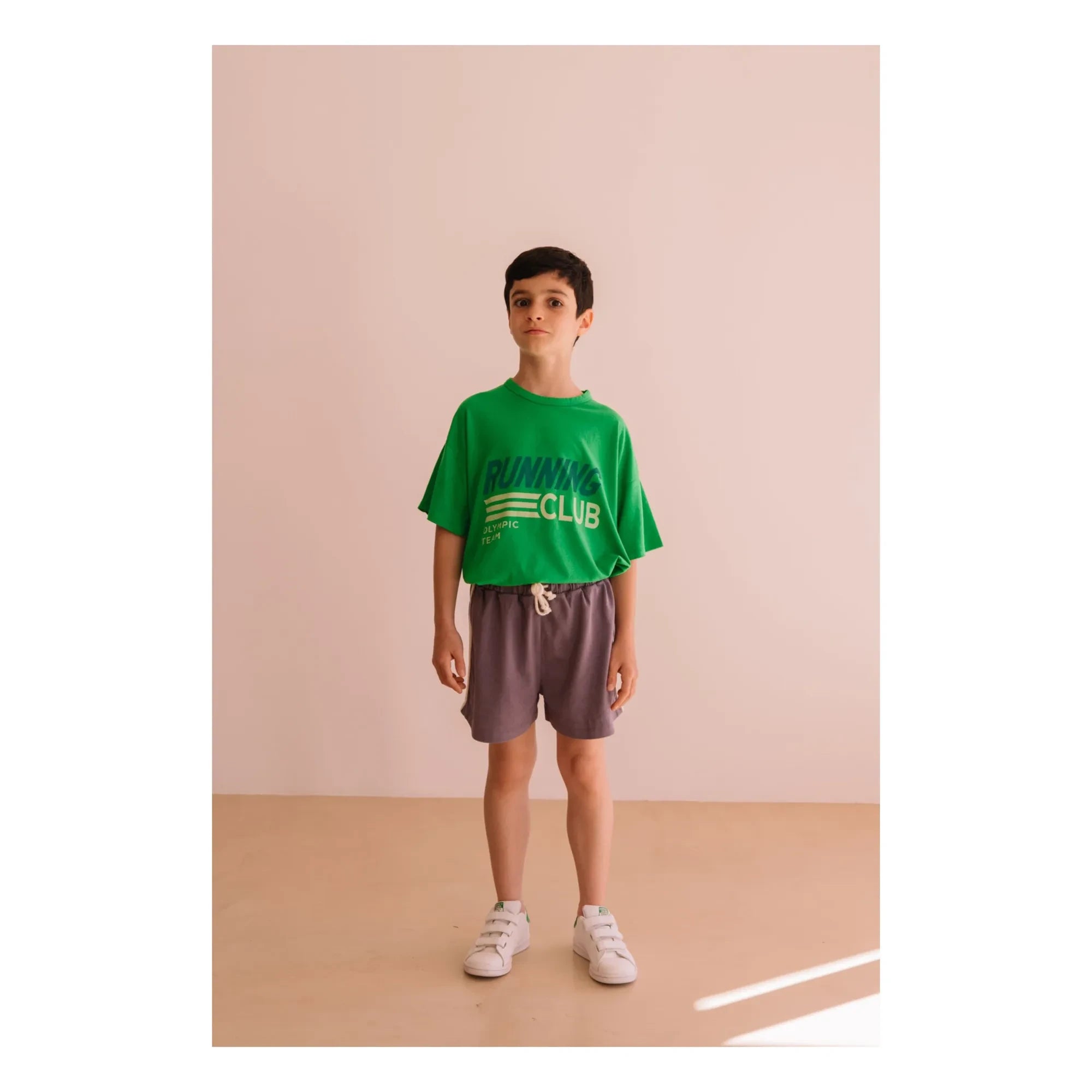 We Are Kids - Dylan Running Club Organik Pamuklu Tişört | Çayır Yeşili