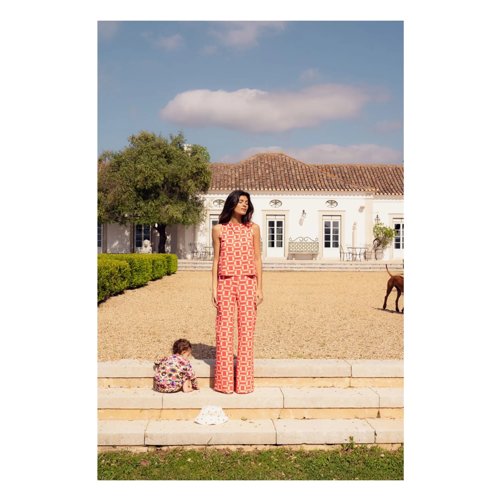 Paloma Collection - Andrea Pink Mama Pantolon - Kadın Giyim | Pembe