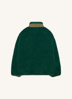 Finger in the nose - Paulo Bi-Material Sherpa Ceket | Yeşil