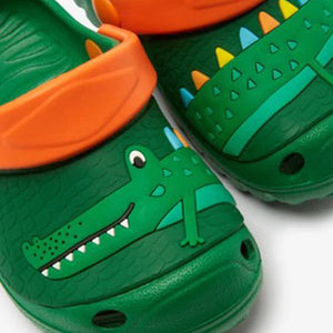 Next - Yeşil Timsah Erkek Çocuk Terlik-Dinossi