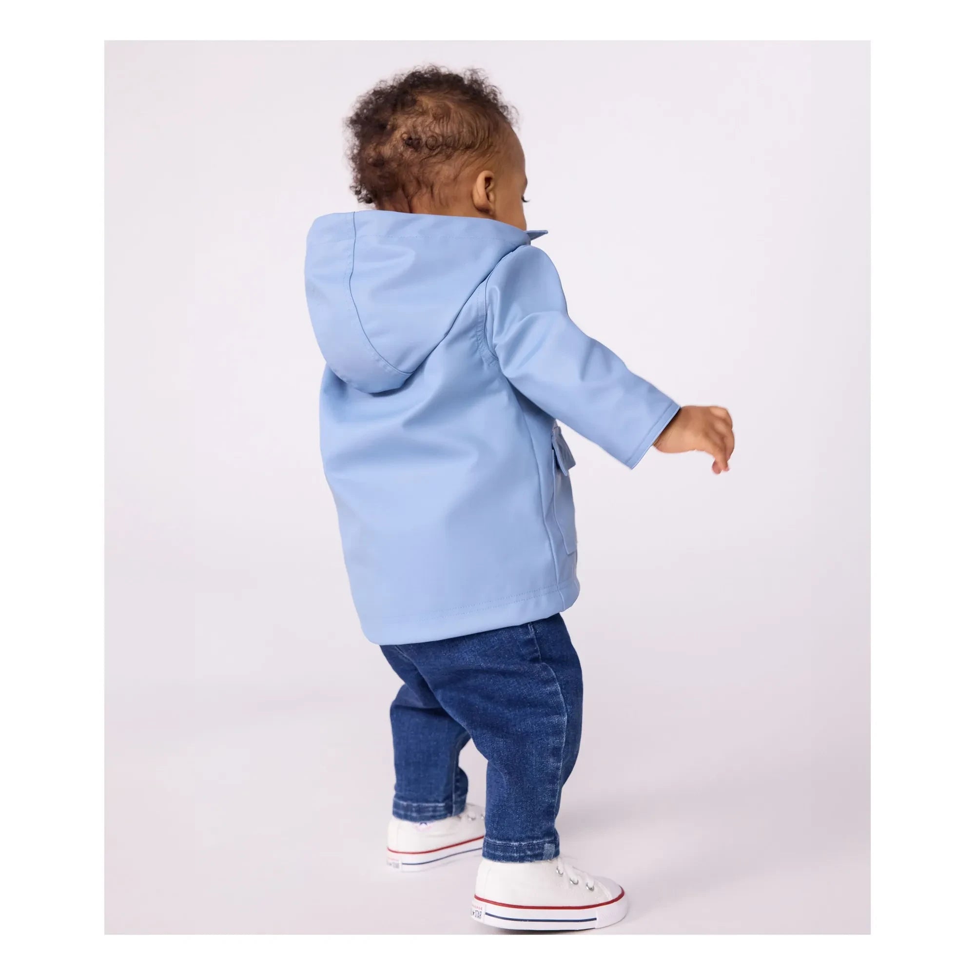 Petit Bateau - Ciré Iconique Geri Dönüştürülmüş Elyaf Bebek | Mavi
