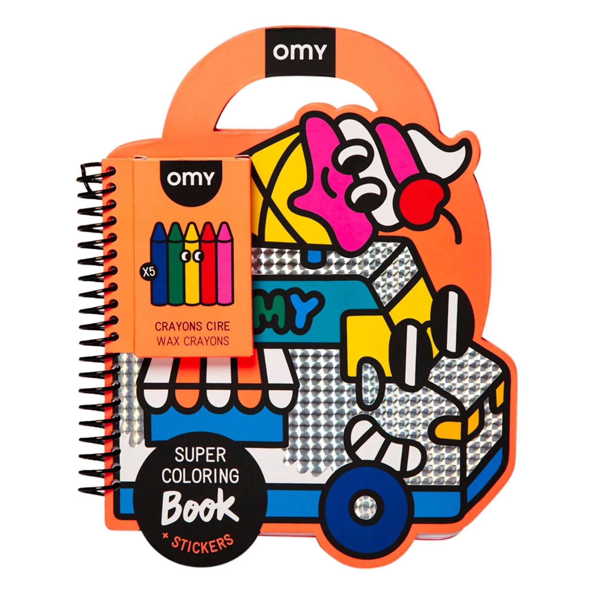 Omy - Çıkartmalı lezzetli boyama kitabı