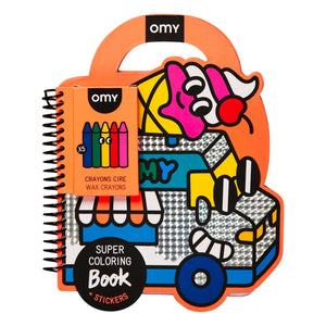 Omy - Çıkartmalı lezzetli boyama kitabı