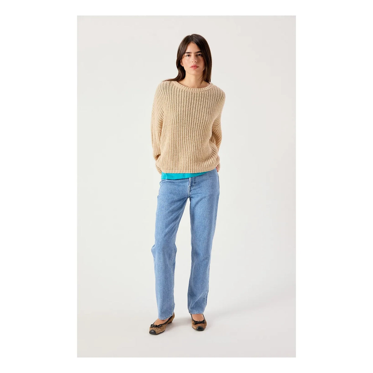 American Vintage - Cyrow Yün Kazak | Bej