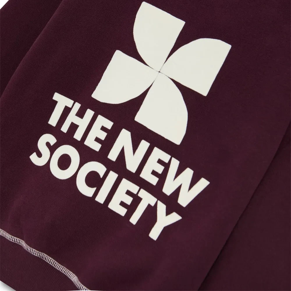 the new society - TNS Logo Sweatshirt | Bordo