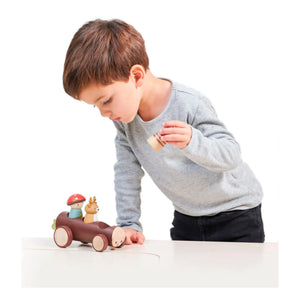 Tender Leaf Toys - Orman hayvanı taksisi