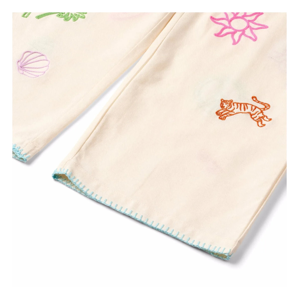 Molo - Alfie Minis Doodles pantolon | Ecru