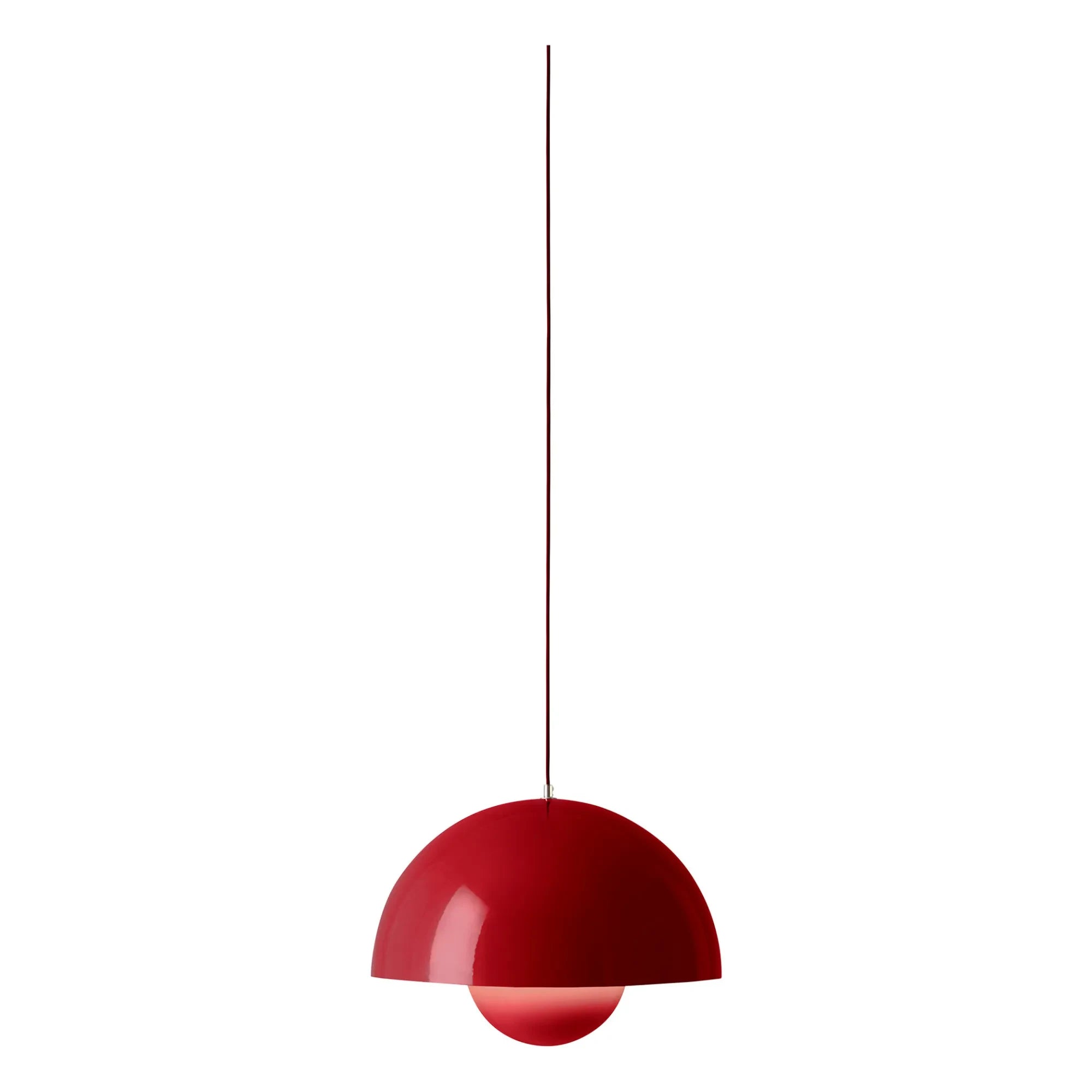 & Tradition - VP2 Flowerpot Sarkıt Lambası, Verner Panton, 1968 | Vermillion