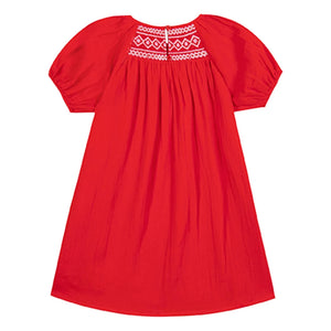 Bonton - Nala Büzgülü Elbise | Vermilyon