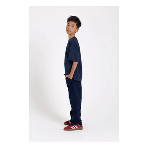 Smallable Kid - Nils Organik pamuklu T-shirt | Yıkama mavi