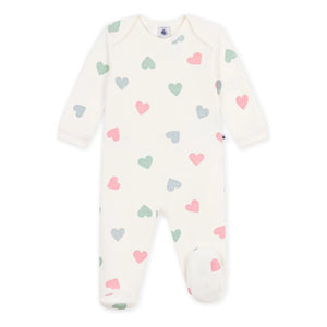Petit Bateau - Sleep Well Sünger Kalp Pijamalar | Ekru