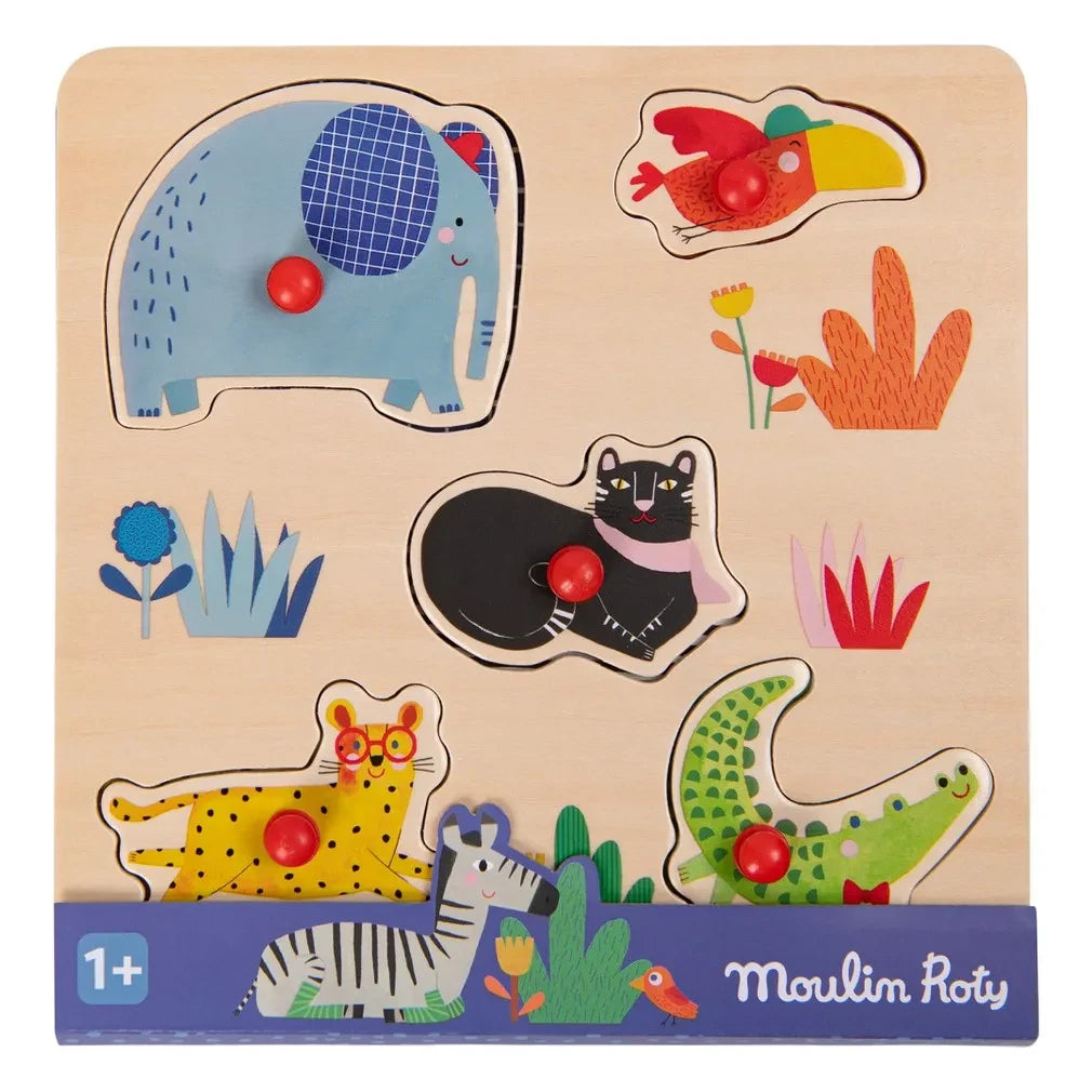 Moulin Roty - Hayvanlı İstifleme Bulmacası - Les Toupitis