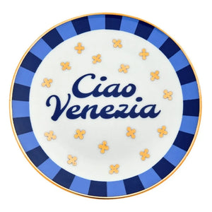 Bitossi - Ciao Venezia tabak | Mavi