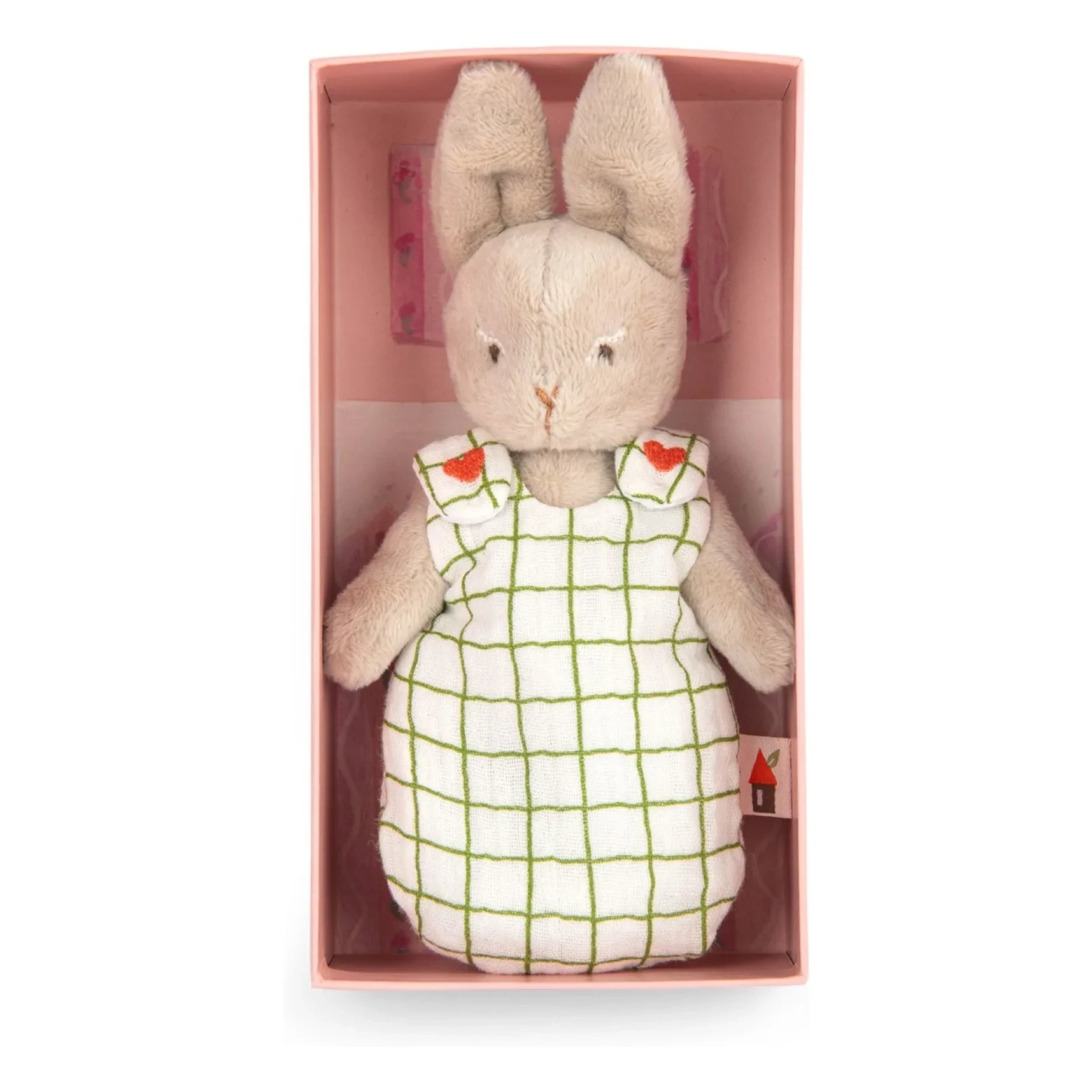 Moulin Roty - Nine the Rabbit kutulu bebek peluşu | Kum