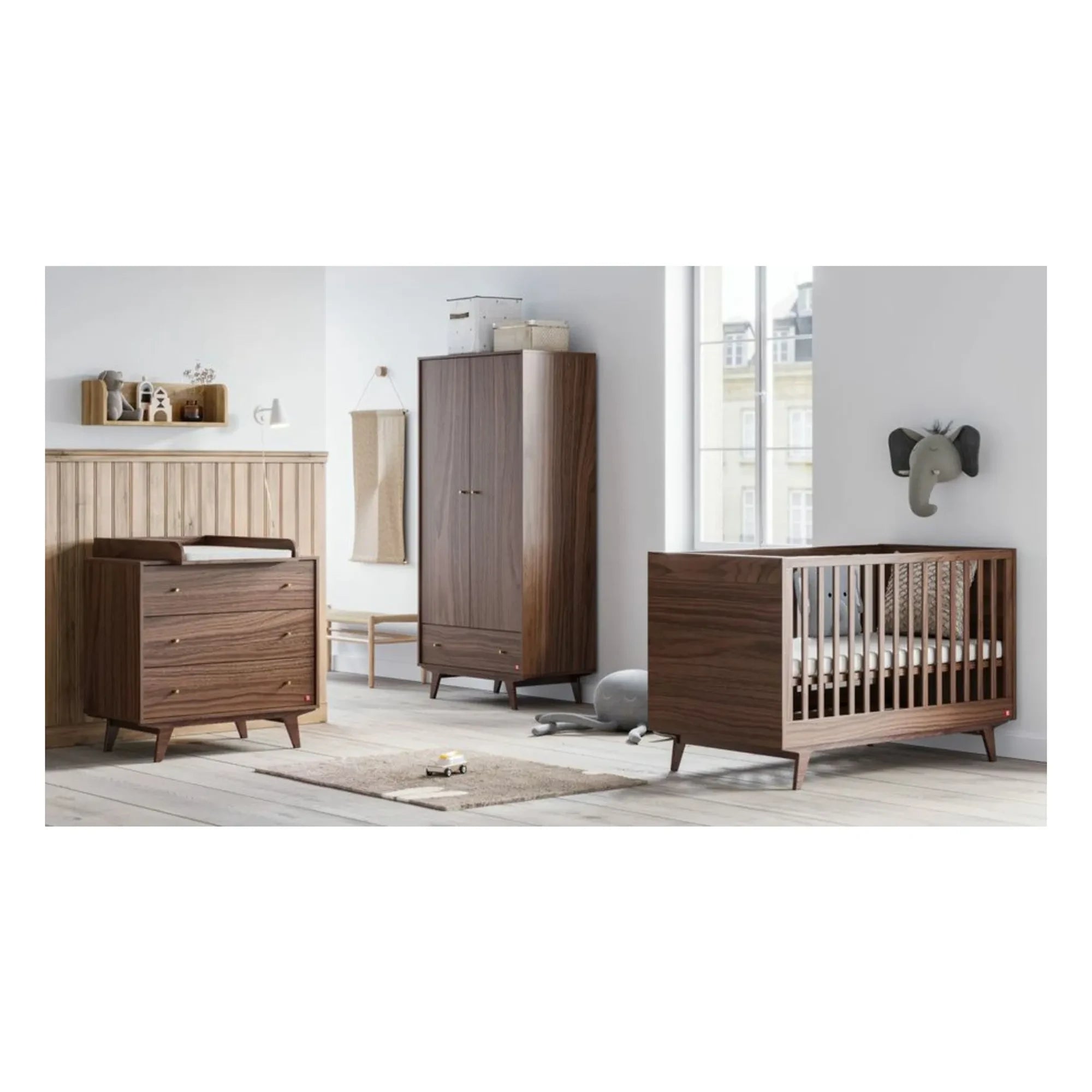 VOX - Mid II büyüyen yatak 70x140 | Ceviz